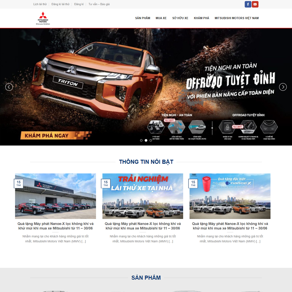 Thiết kế website ô tô 8