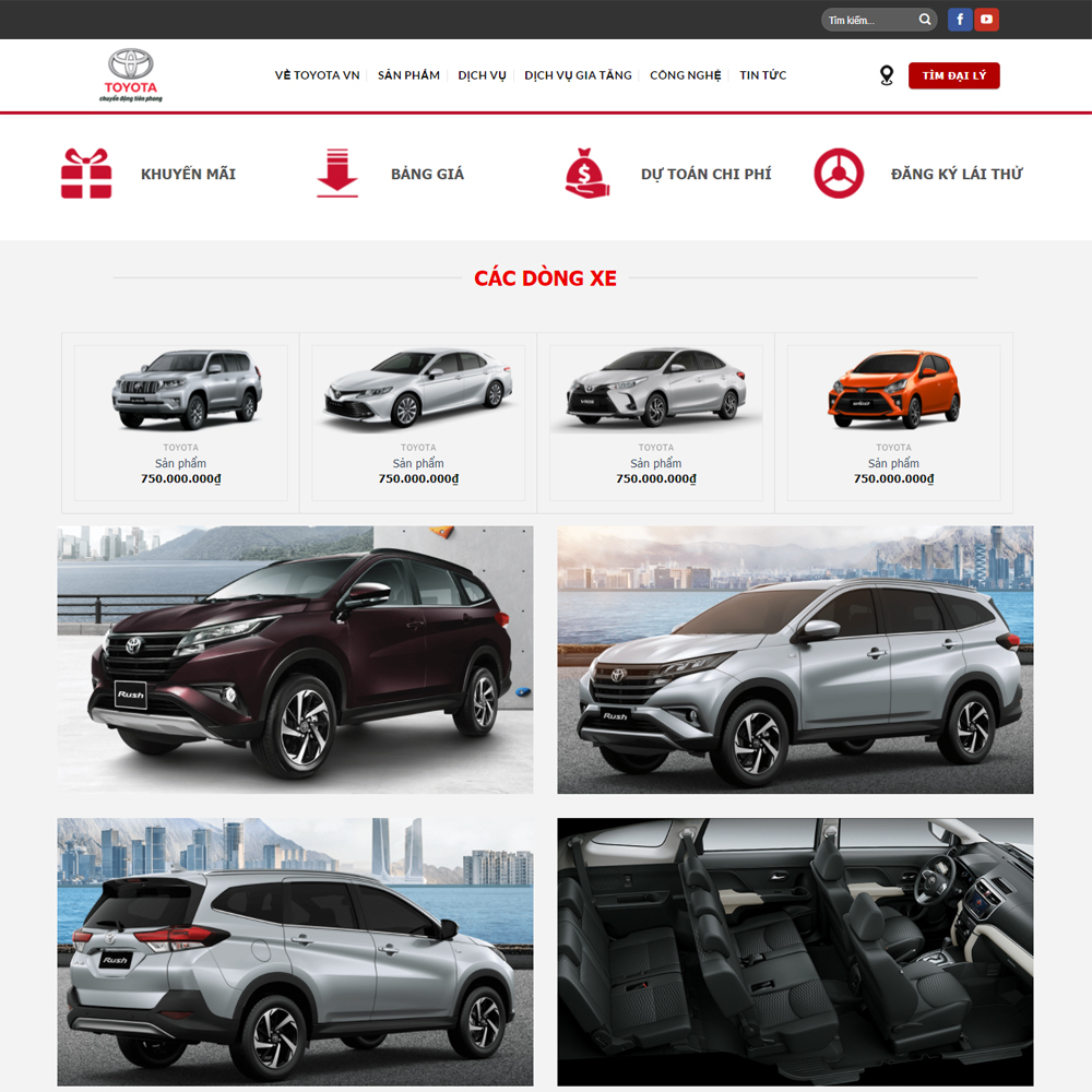 Thiết kế website ô tô 9