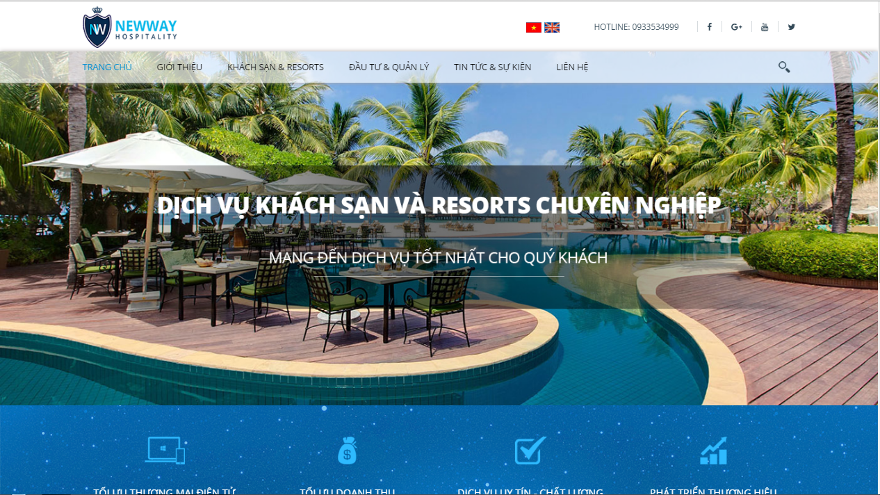 Ý nghĩa của việc xây dựng website Resort - Khu nghỉ dưỡng