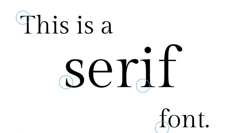Bộ font Serif